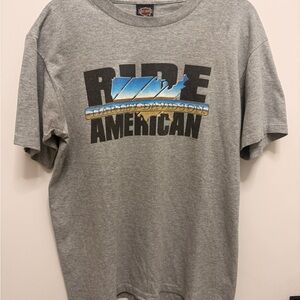 Harley-Davidson Gray Ride American Tee